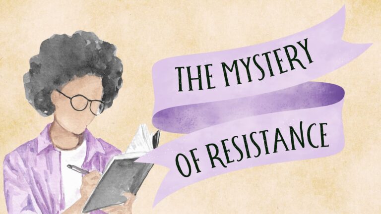 The mystery of writing and resistance